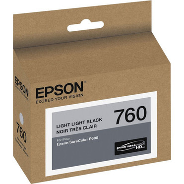Epson UltraChrome HD T760 Original Ink Cartridge - Inkjet - Light Black - 1 Each T760920