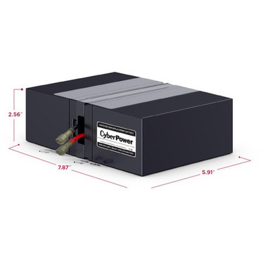 CyberPower RB1270X2 UPS Replacement Battery Cartridge - 7000 mAh - 12 V DC - Lead Acid - User Replaceable RB1270X2
