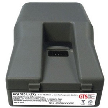 GTS HQL320-LI3X Battery for Zebra QL320 Series - For Printer - Battery Rechargeable - 6600 mAh - 74 V DC HQL320-LI3X