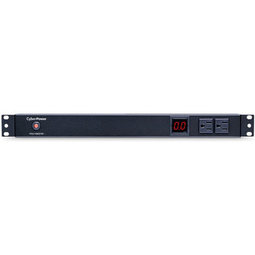 CyberPower Metered PDU15M2F8R 10-Outlets PDU - Metered - NEMA 5-15P - 10 x NEMA 5-15R - 120 V AC - 1U - Vertical - Rack-mountable PDU15M2F8R