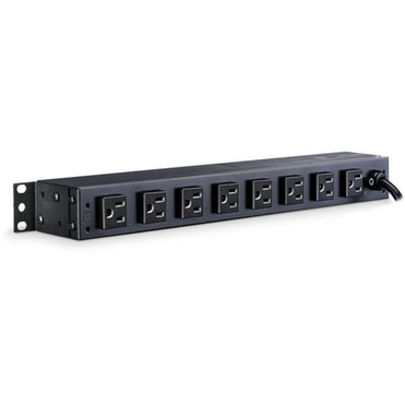 CyberPower Metered PDU15M2F8R 10-Outlets PDU - Metered - NEMA 5-15P - 10 x NEMA 5-15R - 120 V AC - 1U - Vertical - Rack-mountable PDU15M2F8R