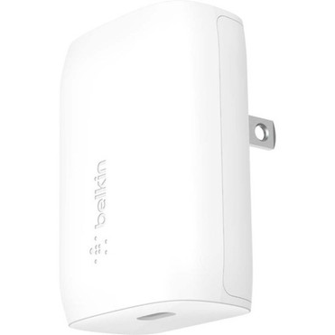 Belkin BoostCharge USB-C PD 30 PPS Wall Charger 30W - Power Adapter - 30 W - White WCA005dqWH