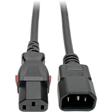 Tripp Lite by Eaton P004-L01 Power Extension Cord - For Computer Server Printer Monitor PDU UPS PC - Black - 1 ft Cord Length - P004-L01