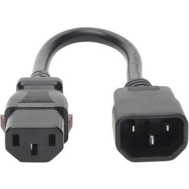Tripp Lite by Eaton P004-L01 Power Extension Cord - For Computer Server Printer Monitor PDU UPS PC - Black - 1 ft Cord Length - P004-L01