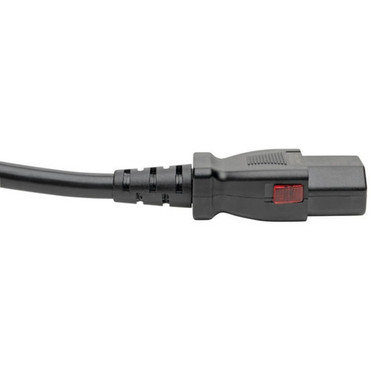 Tripp Lite by Eaton P004-L01 Power Extension Cord - For Computer Server Printer Monitor PDU UPS PC - Black - 1 ft Cord Length - P004-L01
