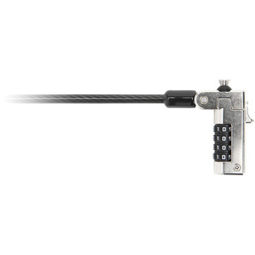 Kensington Slim N17 Serialized Combination Lock for Wedge-Shaped Slots 25-Pack - Resettable - 4-digit - Combination Lock - Black - - - K68010WW