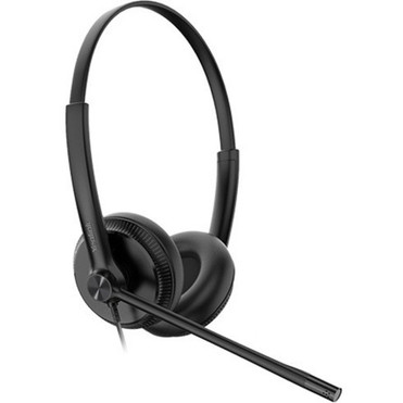 Yealink USB Wired Headset - Stereo - USB - Wired - 32 Ohm - 20 Hz - 20 kHz - Over-the-head - Binaural - Supra-aural - 39 ft Cable - - UH34 DUAL TEAMS