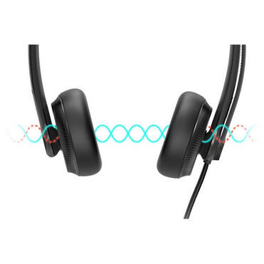 Yealink YHS34 Lite Dual Headset - Stereo - RJ-9 Quick Disconnect - Wired - 32 Ohm - 20 Hz - 20 kHz - Over-the-head - Binaural - - 39 YHS34 LITE DUAL