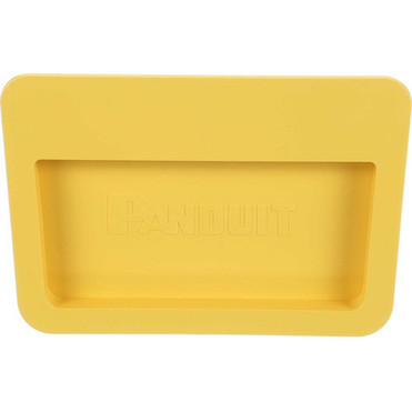 Panduit FiberRunnerreg End Cap 6x4 Yellow - Yellow - 1 - 08 Length - Polycarbonate FREC6X4LYL