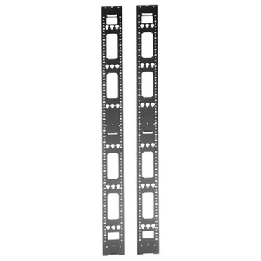 Tripp Lite by Eaton 48U Vertical Cable Management Bars - Cable Manager - Black - 2 - 48U Rack Height SRVRTBAR48