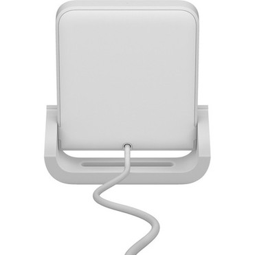 Logitech POWERED Cradle - Wireless - iPhone Smartphone - Qi - Charging Capability - White 939-001629