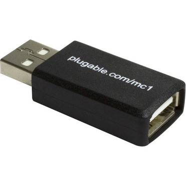 Plugable USB Data Blocker Protect Against Juice Jacking - Universal Fast 1A Charge-Only Adapter for Android Apple iOS and Windows USB-MC1