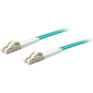 AddOn 7m Laser-Optomized Multi-Mode fiber LOMM Duplex LCLC OM4 Aqua Patch Cable - 23 ft Fiber Optic Network Cable for Network - 2 x ADD-LC-LC-7M5OM4