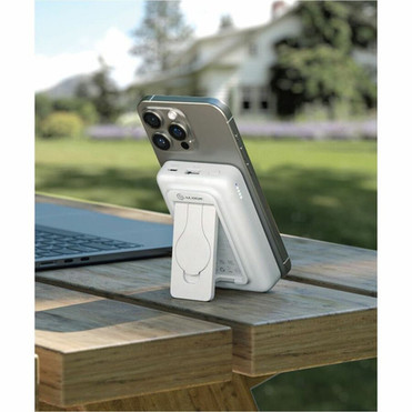 Alogic Lift 4-in-1 MagSafe Compatible Wireless Charging 10000mAh Power Bank - For iPhone 8 iPhone 11 Smartphone iPhone 15 Pro Max L10KPBWH