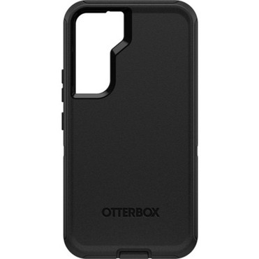OtterBox Defender Rugged Carrying Case Holster Samsung Galaxy S22 Smartphone - Black - Drop Resistant Bump Resistant Dirt Port - 77-86380