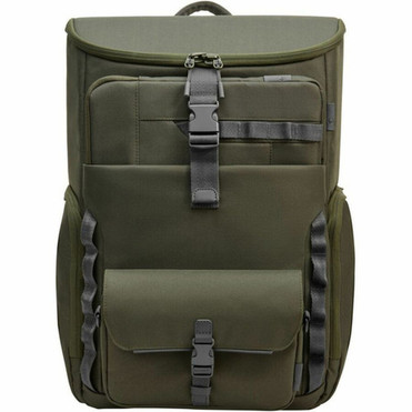 HP Carrying Case Backpack for 156 Notebook - Gray Green - Water Resistant RFID Resistant - Plastic Polyethylene Foam Body - - L 9J496AA