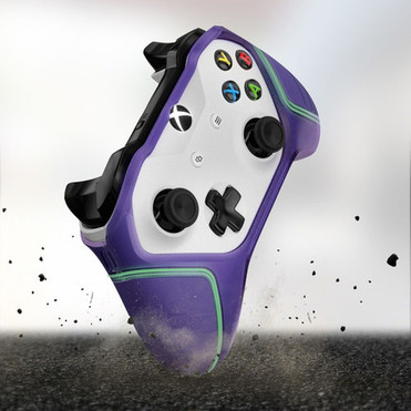 OtterBox Xbox One Easy Grip Controller Shell - For Microsoft Gaming Controller - Galactic Dream PurpleGlow in the Dark - Bacterial 77-81490