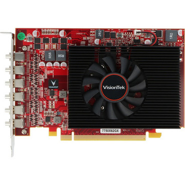 VisionTek AMD Radeon HD 7750 Graphic Card - 2 GB GDDR5 - PCI Express x16 - 6 x Mini DisplayPort - Mini DisplayPort 900880