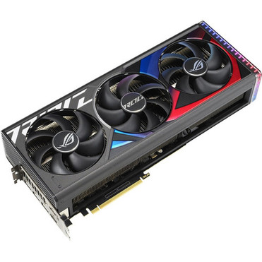 Asus ROG NVIDIA GeForce RTX 4090 Graphic Card - 24 GB GDDR6X - 7680 x 4320 - 264 GHz Boost Clock - 384 bit Bus Width - PCI Express - ROG-STRIX-RTX4090-O24G-GA
