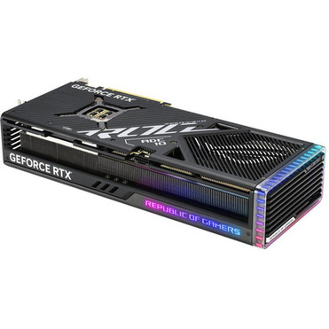 Asus ROG NVIDIA GeForce RTX 4090 Graphic Card - 24 GB GDDR6X - 7680 x 4320 - 264 GHz Boost Clock - 384 bit Bus Width - PCI Express - ROG-STRIX-RTX4090-O24G-GA