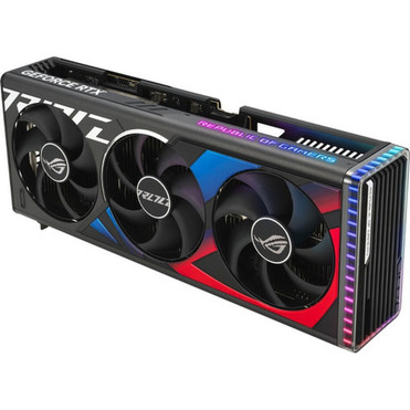 Asus ROG NVIDIA GeForce RTX 4090 Graphic Card - 24 GB GDDR6X - 7680 x 4320 - 255 GHz Boost Clock - 384 bit Bus Width - PCI Express - ROG-STRIX-RTX4090-24G-GAMING