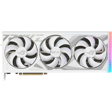 Asus ROG NVIDIA GeForce RTX 4090 Graphic Card - 24 GB GDDR6X - 7680 x 4320 - 264 GHz Boost Clock - 384 bit Bus Width - PCI Express - ROG-STRIX-RTX4090-O24GWHT