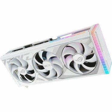 Asus ROG NVIDIA GeForce RTX 4080 SUPER Graphic Card - 16 GB GDDR6X - 7680 x 4320 - 267 GHz Boost Clock - 256 bit Bus Width - PCI 40 ROG-STRIX-RTX4080S-O16G-WHITE