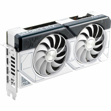 Asus NVIDIA GeForce RTX 4070 SUPER Graphic Card - 12 GB GDDR6X - 7680 x 4320 - 251 GHz Boost Clock - 192 bit Bus Width - PCI Express DUAL-RTX4070S-12G-WHITE