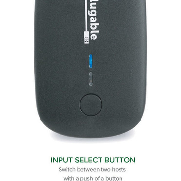 Plugable USB 30 Sharing Switch for One-Button Swapping of USB Device or Hub Between Two Computers AB Switch - USB 30 Type A - - 1 USB3-SWITCH2