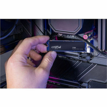Crucial T705 2 TB Solid State Drive - M2 2280 Internal - PCI Express NVMe PCI Express 50 x4 - Desktop PC Motherboard Device - TB CT2000T705SSD3