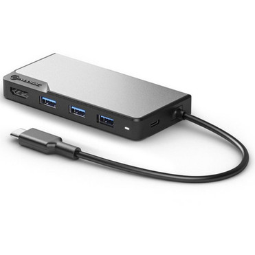 ALOGIC USB-C Fusion CORE 5-in-1 HDMI  USB Hub- 1 x HDMI4K60Hz 3 x USB-A USB30 1 x USB-C Data  PD - Space Grey - ALOGIC USB-C UCFUHDV2-SGR
