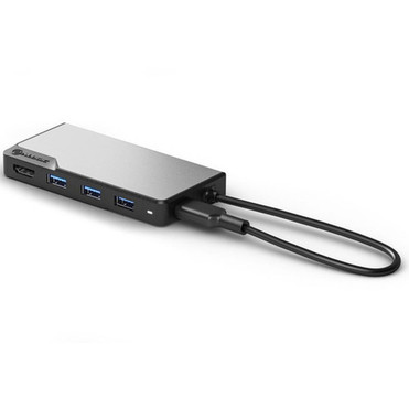 ALOGIC USB-C Fusion CORE 5-in-1 HDMI  USB Hub- 1 x HDMI4K60Hz 3 x USB-A USB30 1 x USB-C Data  PD - Space Grey - ALOGIC USB-C UCFUHDV2-SGR