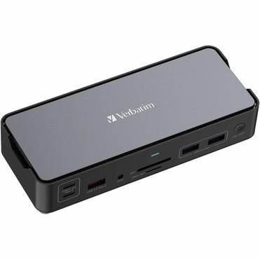 Verbatim USB-C Pro Docking Station 15-in-1 - for HeadsetSpeaker - Charging Capability - Memory Card Reader - SD microSD - USB Type C 32171