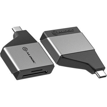 ALOGIC Ultra Mini USB-C to SD and Micro SD card reader Adapter - 5 GBs - SD microSD - USB 32 Gen 1 Type CExternal - 1 Pack ULCSDMN-SGR