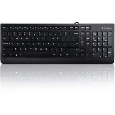 Lenovo 300 USB Keyboard - US English - Cable Connectivity - USB Interface - English US GX30M39655