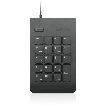 Lenovo USB Numeric Keypad Gen II - Cable Connectivity - USB Interface - 19 Key - Notebook Tablet - PC - Black 4Y40R38905