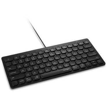 Kensington Keyboard - Cable Connectivity - Lightning Interface - iPad - Black K75505US