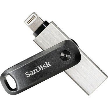 SanDisk iXpand Flash Drive Go For Your iPhone - 128 GB - USB 30 Type A Lightning - 1 Year Warranty SDIX60N-128G-GN6NE