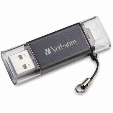 Verbatim Store n Go Dual 128GB USB 32 Gen 1 Type A Flash Drive - 128 GB - USB 32 Gen 1 Type A - Graphite - Lifetime Warranty - 71276