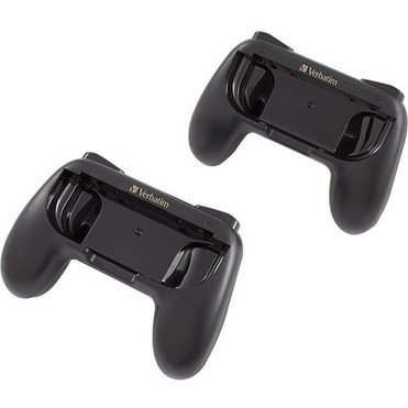 Verbatim Controller Grips for use with Nintendo Switch Joy-Con Controllers - Black - Black 99798