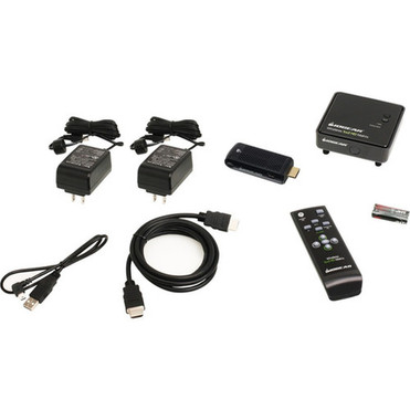 IOGEAR Wireless HDMI Transmitter and Receiver Kit - 1 Input Device - 1 Output Device - 30 ft 9144 mm Range - 1 x USB - 1 x HDMI In - GWHD11