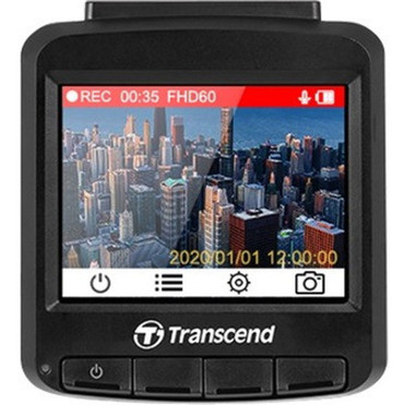 Transcend DrivePro Digital Camcorder - 24 LCD Screen - CMOS - Full HD - 169 - USB - microSD microSDXC microSDHC - GPS - Memory - TS-DP250A-32G