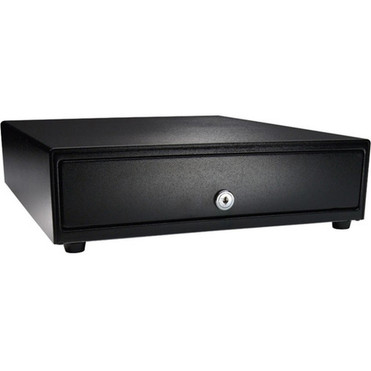 apg Genesis Cash Drawer - USD 4 Bill - 5 Coin - USB - Plastic Stainless Steel - Black - 4 10160 mm Height x 1380 35052 mm x VP554A-BL1416