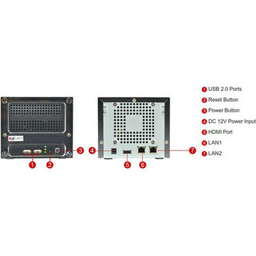 ACTi 16-Channel Desktop Standalone NVR - Network Video Recorder - HDMI - HD Recording ENR-130