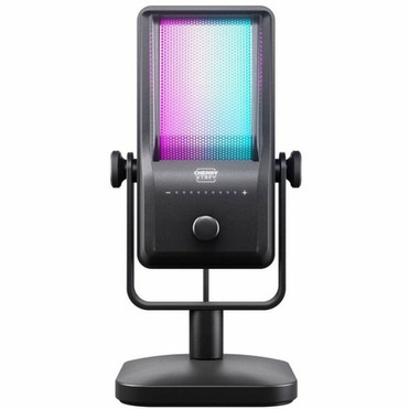 XTRFY Ngale CX-NGALE-R-RGB-BLACK Wired Noise Cancelling Condenser Microphone for Recording Live Streaming Video Gaming Monitoring CX-NGALE-R-RGB-BLACK