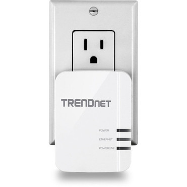 TRENDnet Powerline 1300 AV2 Adapter Kit Includes 2 x TPL-422E Powerline Ethernet Adapters IEEE 19051  IEEE 1901 Gigabit Port Up TPL-422E2K