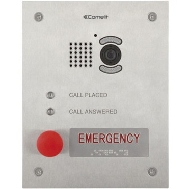Comelit Video Ent Panel For Emergency Calls VIP System - Full-duplexStainless Steel - Door Entry Outdoor 3460HEV