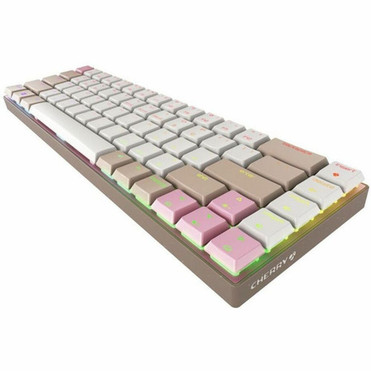 CHERRY MX-LP 21 Keyboard - WiredWireless Connectivity - BluetoothRF - 33 ft 1005840 mm - 240 GHz - USB Type A Interface - RGB - G80-3860LVAUS-17