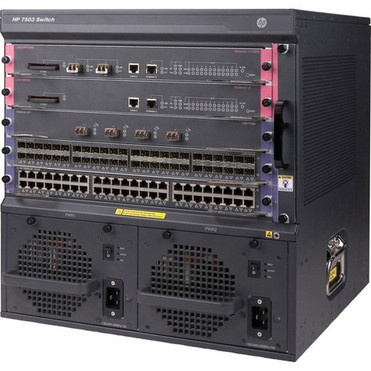 HPE 7503 Switch Chassis - 3 Layer Supported - Modular - 9U High - 1 Year Limited Warranty JD240C