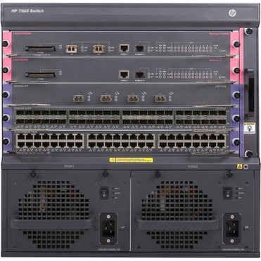 HPE 7503 Switch Chassis - 3 Layer Supported - Modular - 9U High - 1 Year Limited Warranty JD240C